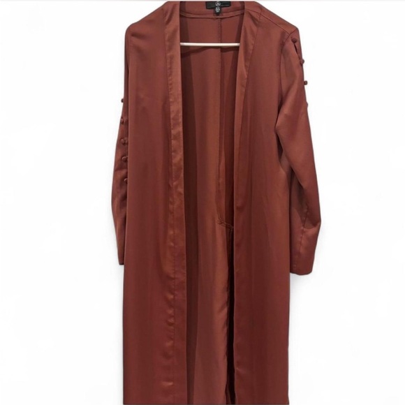 Missguided Dusty Rose Bohemian Robe/Duster. Size 6 - Picture 4 of 7